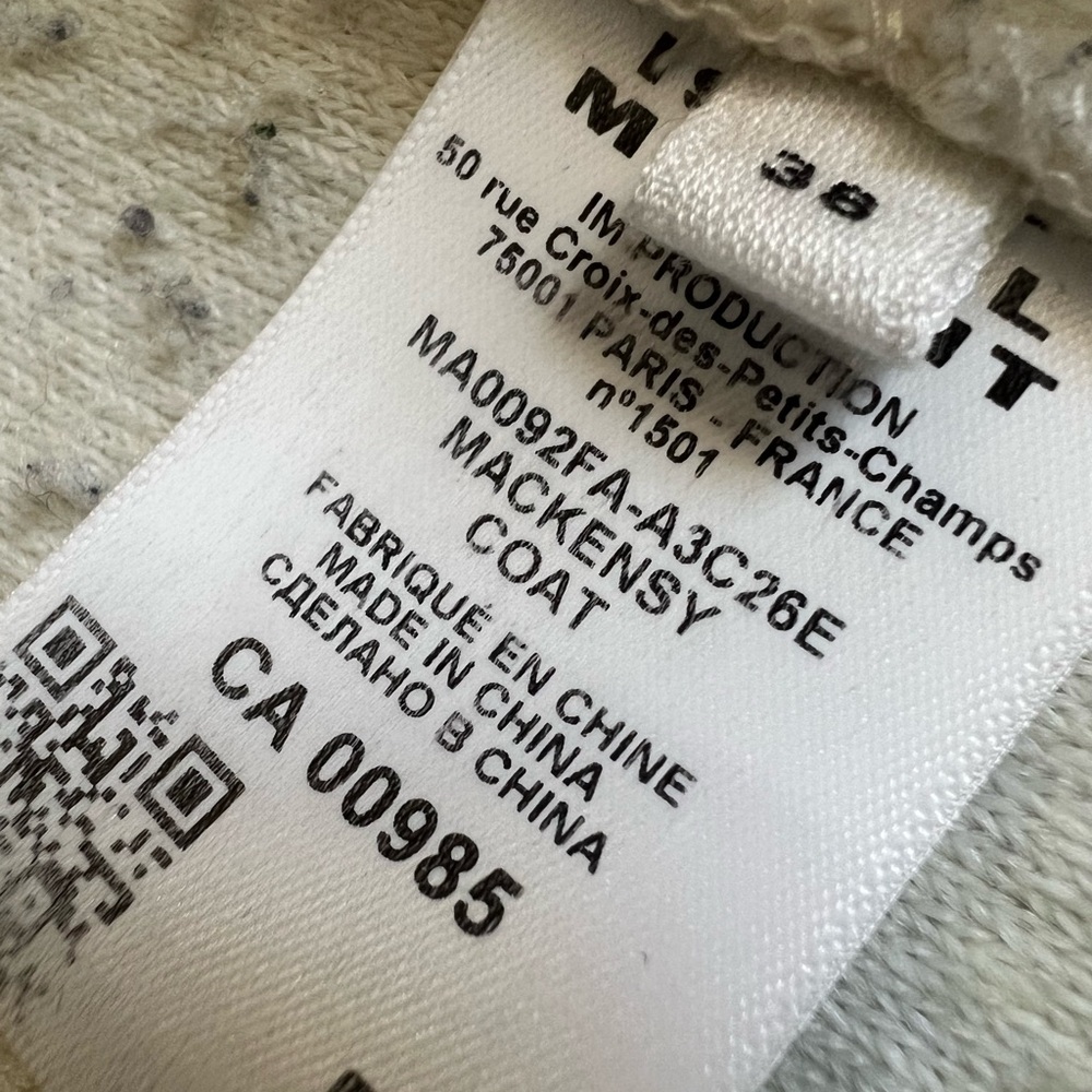Isabel Marant Etoile | Mackenzie Fleece Jacket | FR38 (US 6) - Picture 6 of 7